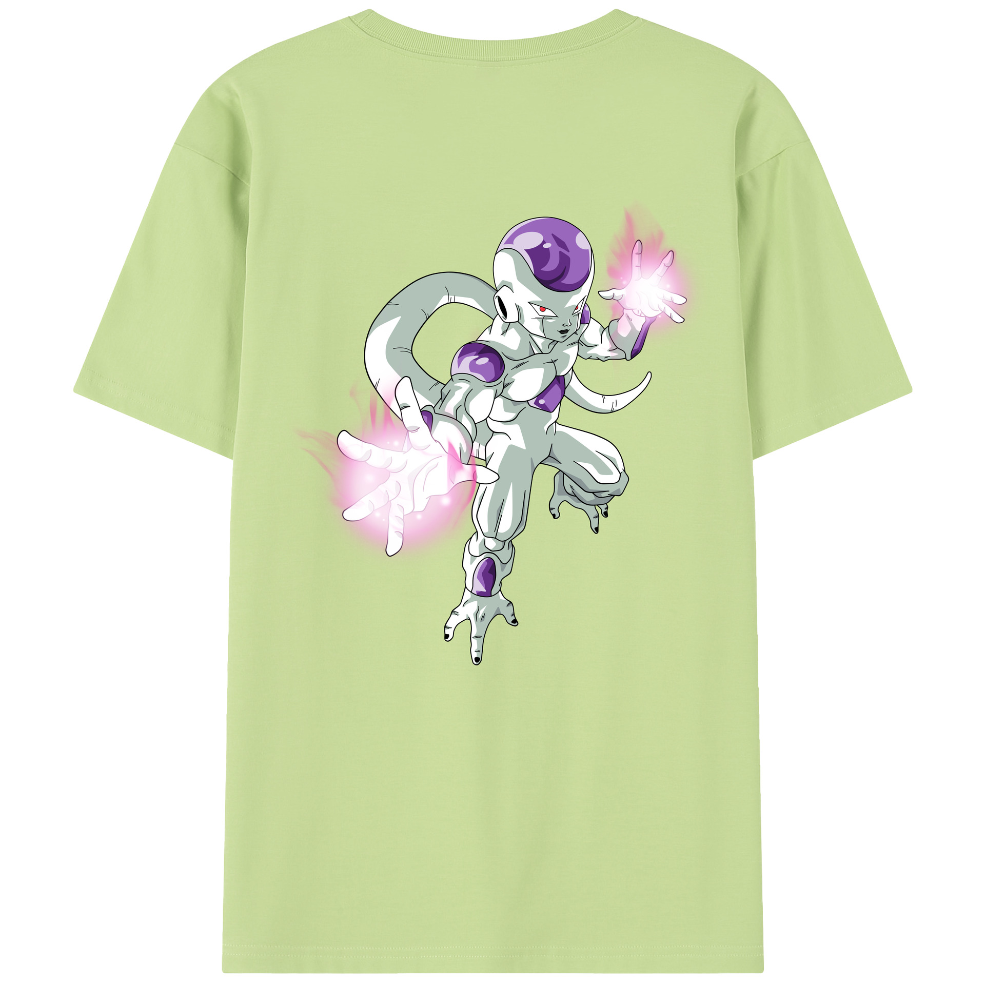 （画像用） ドラゴンボール フリーザ DRAGON BALL Frieza 綿100％半袖Tシャツ（背面プリント）